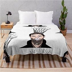 Bill Hader Flower Crown Throw Blanket