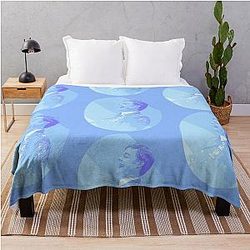 Pastel Blue Bill Hader Throw Blanket