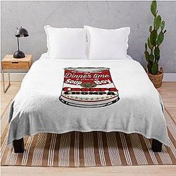 Bill Hader Soup Boy Quote Throw Blanket