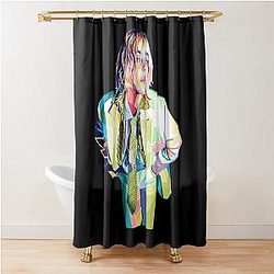 Billie Eilish Pop Shower Curtain