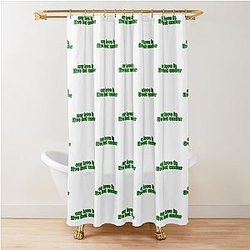 Our Love Is Five Feet Under Perfect Billie Eilish Gift Shower Curtain