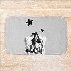 Grayscale Billie Eilish Star Sweater Mat