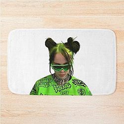 Billie Eilish Green Bath Mat