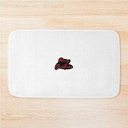 Merry Christmas by Billie Eilish Bath Mat