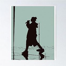 BILLIE EILISH SILHOUETTE Poster