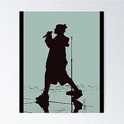 Girls Love Anime Billie Eilish Silhouette Awesome Movie Poster