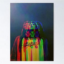 Billie Eilish Trippy Poster