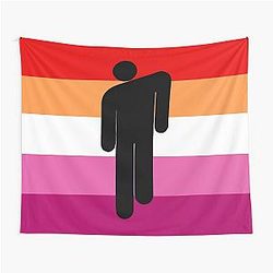 BILLIE EILISH BLOSH LESBIAN FLAG Tapestry