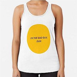 Billie Bad Guy Perfect Gift Billie Eilish Racerback Tank Top