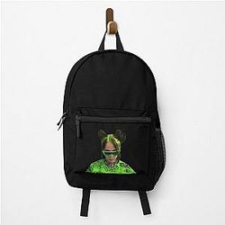 Billie Eilish green roots backpack