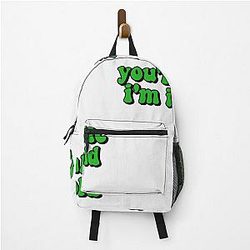 You're Italic I'm in Bold Perfect Gift Billie Eilish Gift Backpack