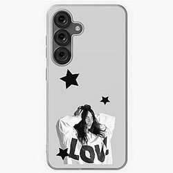 Grayscale Billie Eilish Design with LOVE Sweatshirt Case for Samsung Galaxy
