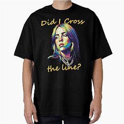 Billie Eilish Did I Cross The Line Oversized T Shirt