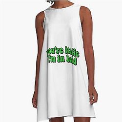 You're in Perfect Gift Billie Eilish Gift A-Line Dress