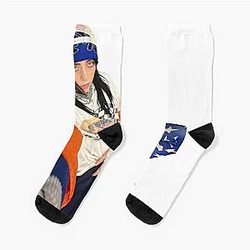 Billie Eilish Green Roots Socks