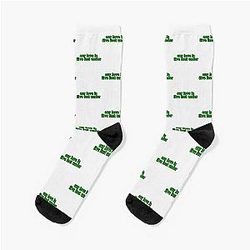 Our love is five feet under Perfect Gift Billie Eilish Socks