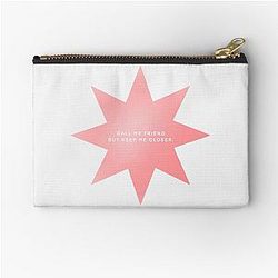 Billie Eilish Call Me "Friend" But Keep Me Closer - Perfect Gift Billie Eilish Gift Zipper Pouch