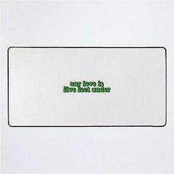 Our love is five feet under - Billie Eilish Desk Mat
