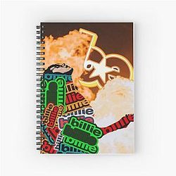Billie Eilish Fire Logo Art Spiral Notebook