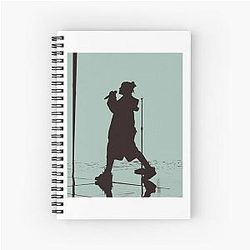 Billie Eilish Silhouette Spiral Notebook