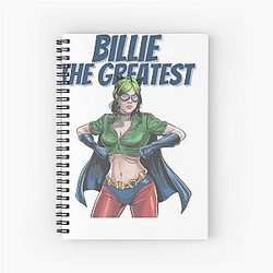 Billie Eilish Fan Art Spiral Notebook