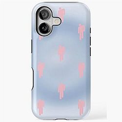 BILLIE EILISH BLUE AURA PATTERN iPhone Case