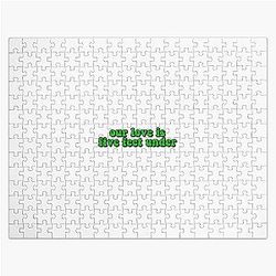 Our love is under 
Perfect Gift Billie Eilish Jigsaw Puzzle