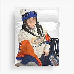 Billie Eilish Green Roots Duvet Cover
