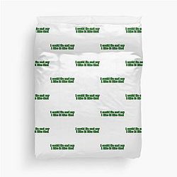 i could lie and say i like it like that Perfect Gift Billie Eilish Gift Duvet Cover