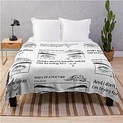 Billie Eilish - Birds of a Feather Throw Blanket