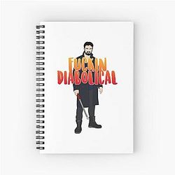 Vintage Retro Billy Butcher Men and Women Spiral Notebook