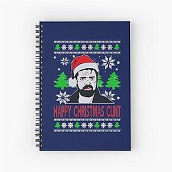 Christmas Spiral Notebook for Billy Butcher Boys and Women
