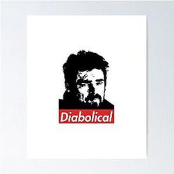 Billy Butcher Diabolical Graphic Poster