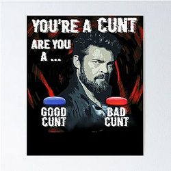 Men Women Billy Butcher Gift Don't Be A Cunt Poster