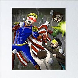 Homelander, Billy Butcher, The Boys Poster