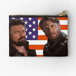 Soldier Boy Billy American Flag Zipper Pouch