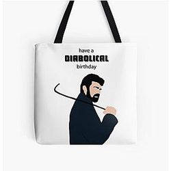Diabolical Billy Butcher Birthday Card Tote Bag