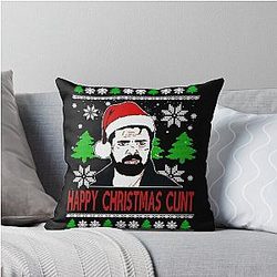 Christmas Billy Butchers Boys Throw Pillow