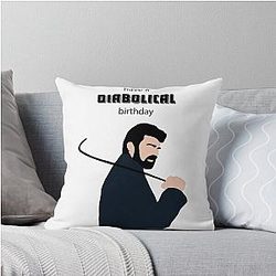 Diabolical Billy Butcher Birthday Card Throw Pillow