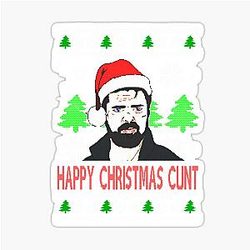 Christmas Billy Butcher Boys Stickers Women