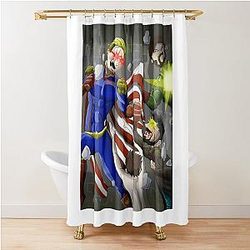 Homelander, Soldier Boy, Billy Butcher - The Boys Shower Curtain
