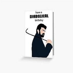 Diabolical Billy Butcher Birthday Card