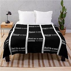 Don't be a cunt. Billy Butcher Throw Blanket