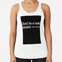 Don't be a cunnning Billy Butcher Racerback Tank Top.