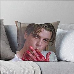 Scream Billy Loomis Horror Movie Blood Throw Pillow