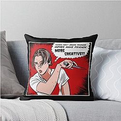 Billy Loomis Scream Movie Comic Adaptation Throw Pillow