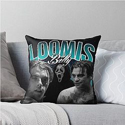 Billy Loomis 90s T Shirt Design Throw Pillow