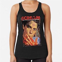 Scream Movie Billy Loomis Skeet Ulrich Racerback Tank Top