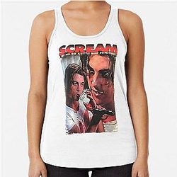 Scream Movie starring Billy Loomis and Skeet Ulrich, Racerback Tank Top