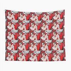 Billy Loomis Scream Movie Comic Panel Art Tapestry